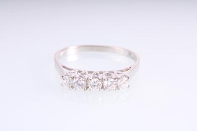 Brillantring zus. 0,43 ct (graviert) - Klenoty a Hodinky