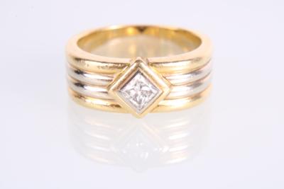 Diamantring ca. 0,40 ct - Jewellery and watches