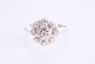 Diamantring zus. 0,19 ct (graviert) - Klenoty a Hodinky