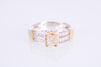 Diamantring zus. ca. 0,45 ct - Schmuck und Uhren