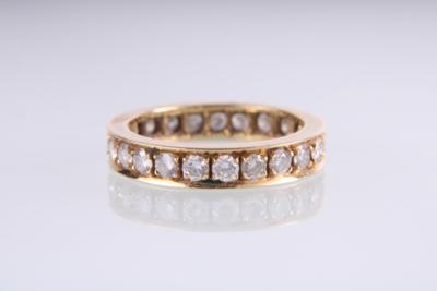 Brillantmemoryring zus. ca. 1,10 ct - Gioielli e orologi