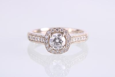 Brillantring 0,76 ct - Klenoty a Hodinky