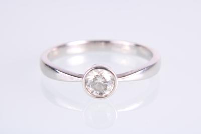 Brillantsolitärring ca. 0,35 ct - Schmuck und  Uhren