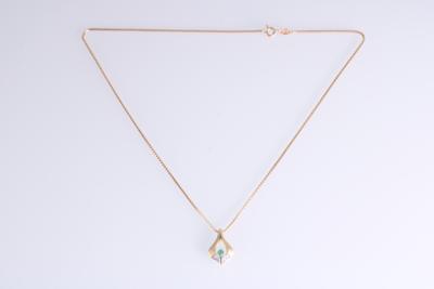 Diamantcollier - Klenoty a Hodinky