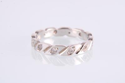 Brillantmemoryring zus. ca. 0,25 ct - Klenoty a Hodinky