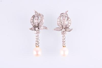 Brillantohrclips zus. ca. 2,6 ct - Jewellery and watches