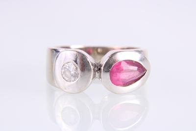 Brillantring 0,24 ct (graviert) - Klenoty a Hodinky