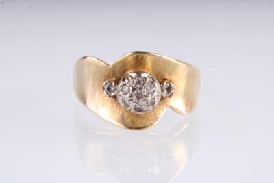 Brillantring zus. ca. 0,20 ct - Klenoty a Hodinky