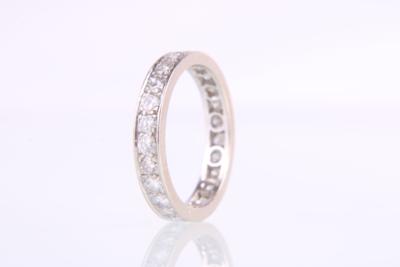 Brillantmemoryring zus. ca. 1,50 ct - Jewellery and watches