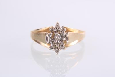 Diamantring zus. ca. 0,25 ct - Jewellery and watches