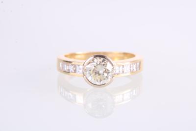 Brillant Diamantring zus. ca.1,60 ct - Klenoty a Hodinky