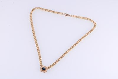 Brillantcollier zus. ca. 0,45 ct - Schmuck und  Uhren