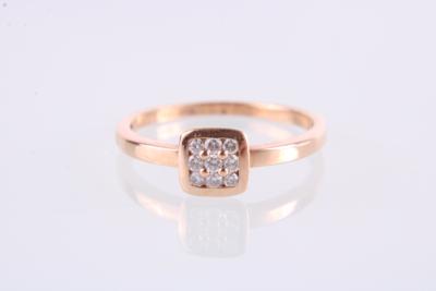 Brillantring zus. ca. 0,15 ct - Schmuck und  Uhren