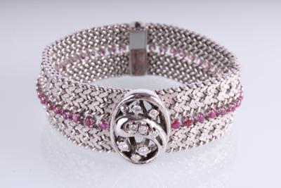 Brillantarmkette zus. ca. 0,55 ct - Jewellery and watches