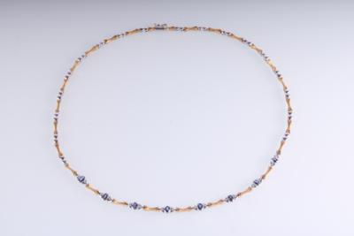 Brillantcollier zus. ca. 0,25 ct - Klenoty a Hodinky