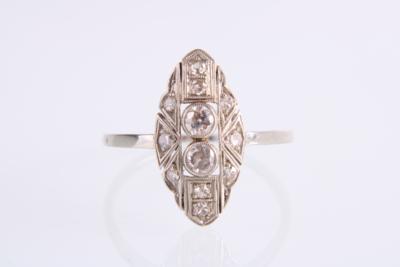 Diamantring zus. ca. 0,35 ct - Jewellery and watches