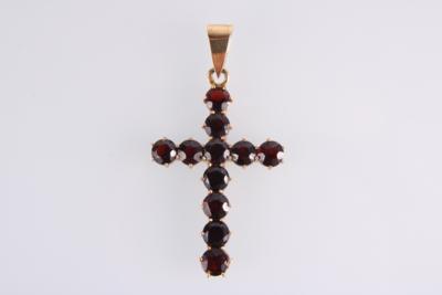 Granatkreuz - Schmuck und  Uhren