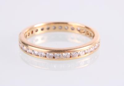 Brillantmemoryring zus. ca. 0,75 ct (graviert) - Klenoty a Hodinky