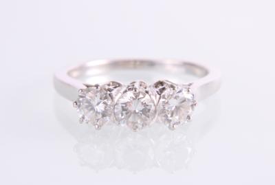 Brillantring zus. ca. 1,00 ct - Schmuck und  Uhren