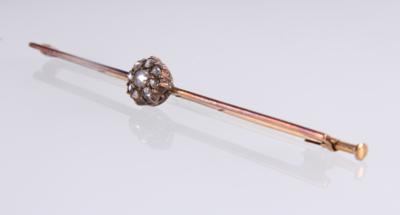 Diamant Brosche um 1900 - Jewellery and watches