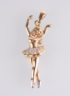 Diamantanhänger "Ballerina" - Schmuck und  Uhren