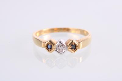 Diamantsaphirring - Jewellery and watches