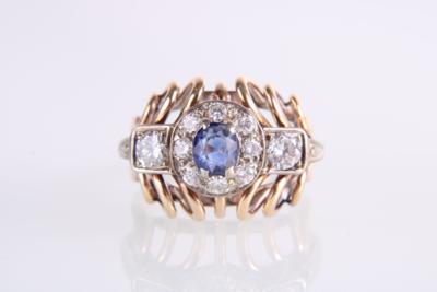 Brillant Saphir Ring - Schmuck und  Uhren