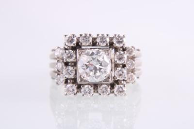 Brillantring zus. ca. 1,75 ct - Schmuck und  Uhren