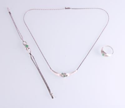 Diamantdamenschmuckset - Jewellery and watches