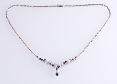 Saphir Brillant Collier - Klenoty a Hodinky