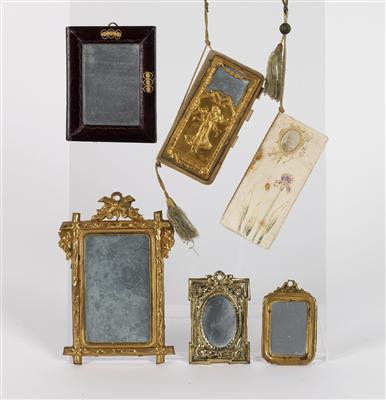 2 Ballspenden, 1899 und 1908,4 Spiegeln - Art and Antiques, Jewellery - Wr. Neustadt